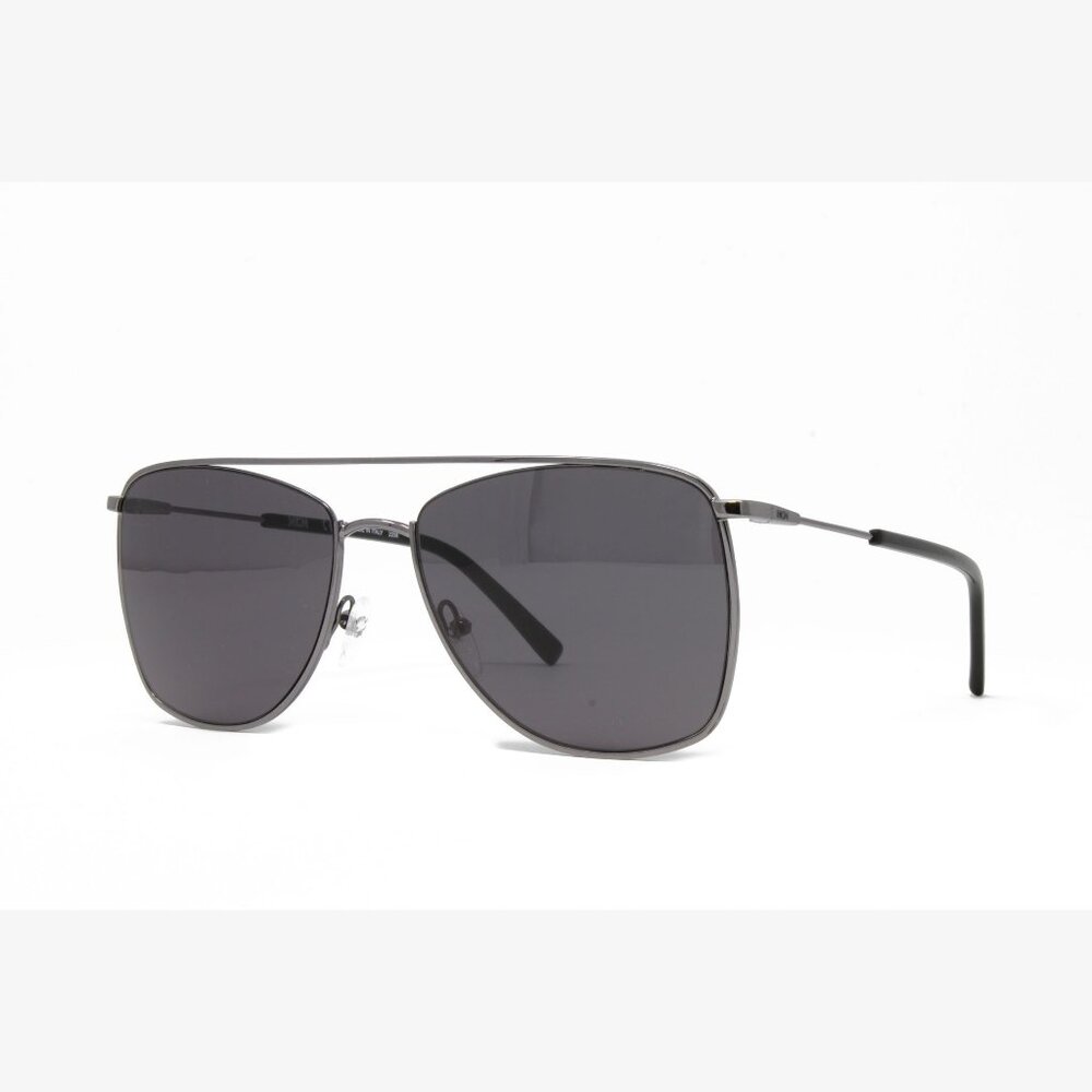 MCM Sunglasses Unisex 58mm MCM145S 067 Ruthenium Black NWT